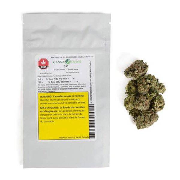 Dried Cannabis - MB - Canna Farms BC Girl Scout Cookies Flower - Format: - Canna Farms