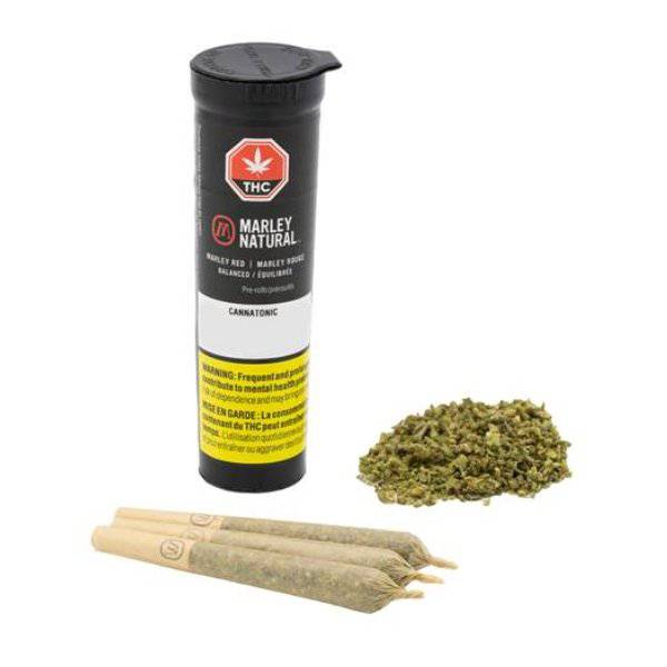Dried Cannabis - MB - Marley Natural Red 1-1 THC-CBD Pre-Roll - Format: - Marley Natural