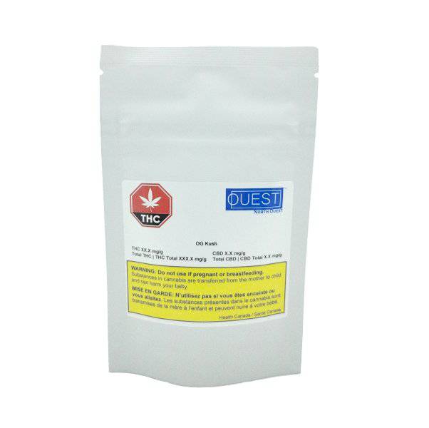 Dried Cannabis - MB - OUEST North Ouest OG Kush Flower - Format: - OUEST