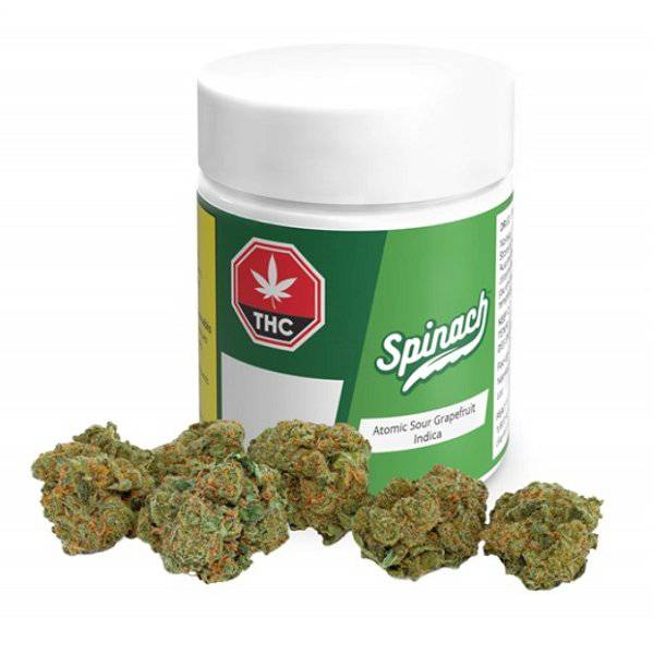 Dried Cannabis - MB - Spinach Atomic Sour Grapefruit Flower - Format: - Spinach