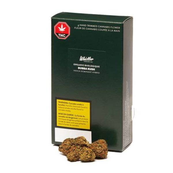 Dried Cannabis - MB - Whistler Cannabis Co Bubba Kush Flower - Format: - Whistler Cannabis Co