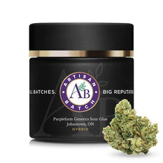 Dried Cannabis - SK - Artisan Batch Purplefarm Genetics Sour Glue Flower - Format: - Artisan Batch