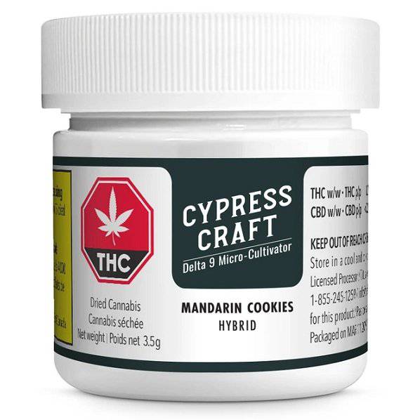 Dried Cannabis - SK - Cypress Craft Mandarin Cookies Flower - Format: - Cypress Craft