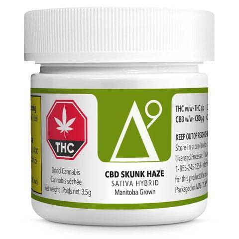 Dried Cannabis - SK - Delta 9 CBD Skunk Haze Flower - Grams: - Delta 9