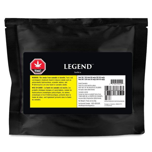 Dried Cannabis - SK - Legend Indica Blend Flower - Format: - Legend