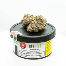 Dried Cannabis - SK - OneLeaf Wedding Cake Flower - Format: - OneLeaf