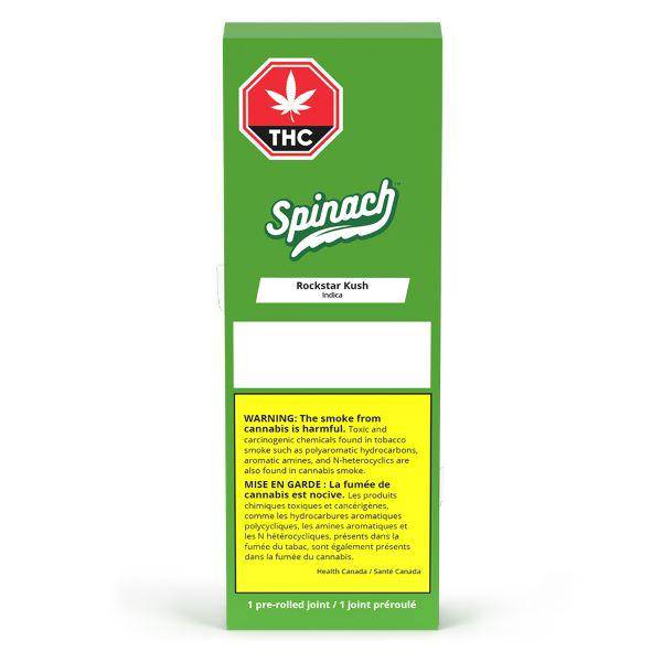 Dried Cannabis - SK - Spinach Rockstar Kush Pre-Roll - Format: - Spinach