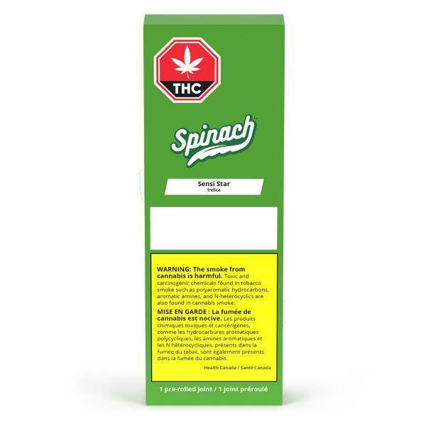 Dried Cannabis - SK - Spinach Sensi-Star Pre-Roll - Format: