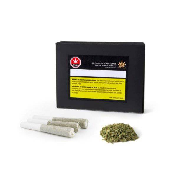 Dried Cannabis - SK - Top Leaf Oregon Golden Goat Pre-Roll - Format: - Top Leaf