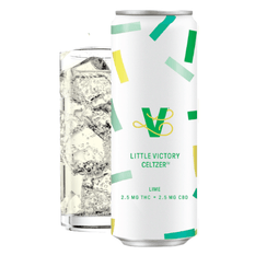 Edibles Non-Solids - MB - Little Victory Lime Celtzer 1-1 THC-CBD 2.5mg Beverage - Format: - Little Victory