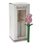 Glass Pipe BoroSci Pink Rose Pipe - BoroSci