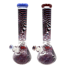 Glass Bong Rekt 9mm 3D Rose 14"