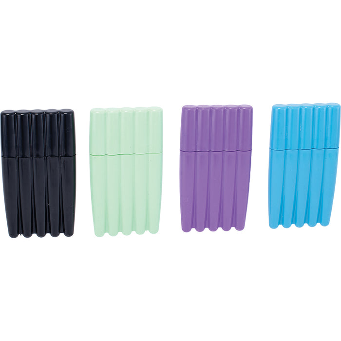 RTL - Storage KushRx Plastic 5 Cone Case Solid Color