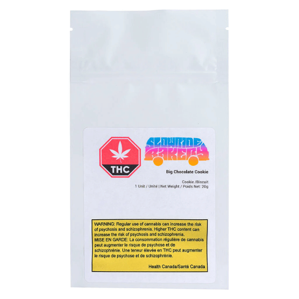 Edibles Solids - MB - Slow Ride Bakery Big Chocolate THC Cookie - Format: - Slow Ride Bakery