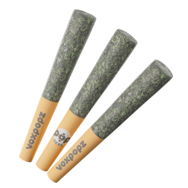 Extracts Inhaled - MB - Vox Popz Mango OG Infused Crushable Pre-Roll - Format: - Vox Popz