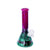 Glass Bong Karma 9" Beaker Metallic Purple and Green - Karma