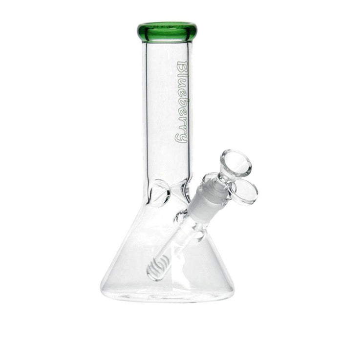 Glass Bong - Blueberry - 8" Beaker Bong - Blueberry