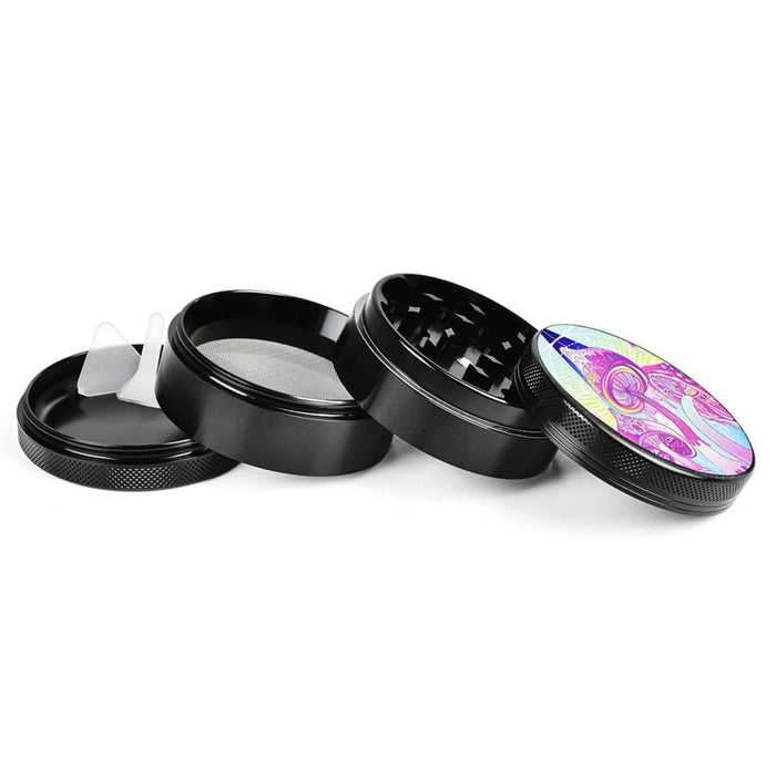 Grinder Pulsar 4 Piece 2.5" Melting Mushrooms - Pulsar