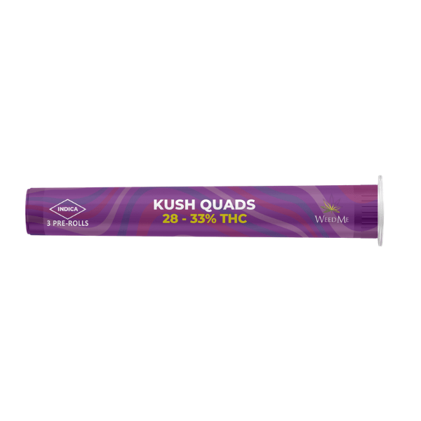 Dried Cannabis - SK - Weed Me Kush Quads Pre-Roll - Format: - Weed Me