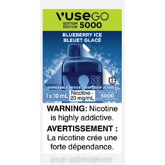 Vaping Supplies - Vuse GO 5000 Disposable Blueberry Ice - Vuse