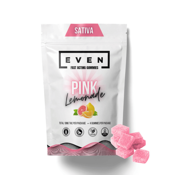 Edibles Solids - SK - Even Live Resin Infused Pink Lemonade THC Gummies - Format: - Even