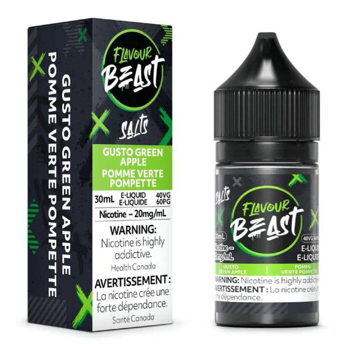 *EXCISED* Flavour Beast Salt Juice 30ml Gusto Green Apple - Flavour Beast