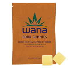 Edibles Solids - SK - Wana Lemon Iced Tea Sour 1-1 THC-CBD Gummies - Format: - Wana