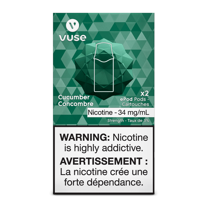 Vaping Supplies - Vuse ePOD - Cucumber - Vuse
