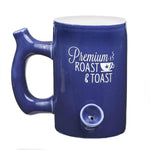 Ceramic Roast and Toast Mug Pipe Blue - Roasted and Toasted