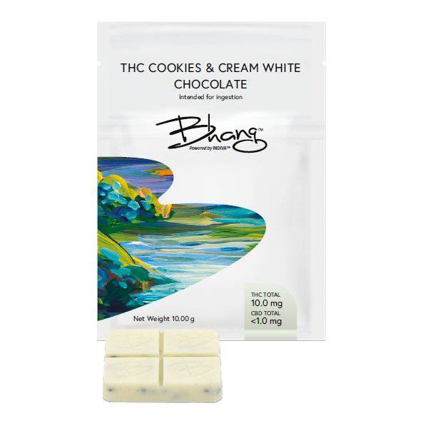 Edibles Solids - AB - Bhang THC Cookies and Cream White Chocolate - Format: - Bhang