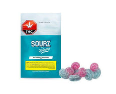 Edibles Solids - AB - Sourz by Spinach Blue Raspberry Watermelon THC Gummies - Format: - Spinach