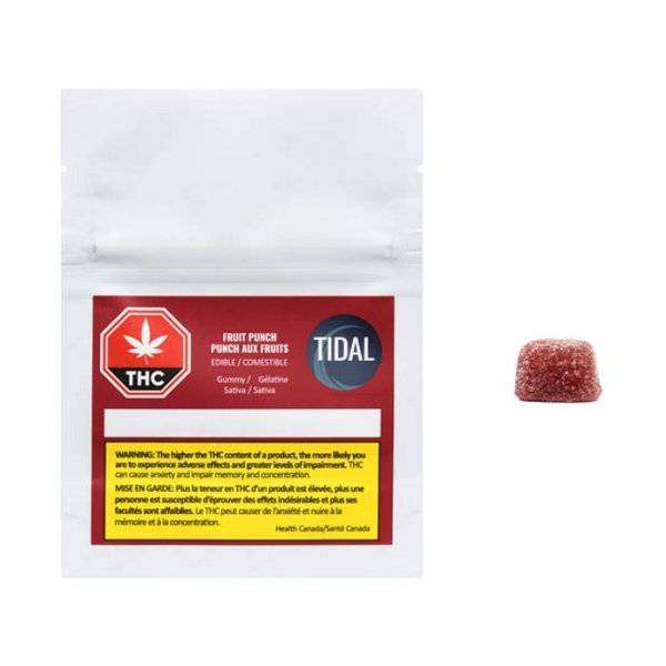 Edibles Solids - AB - Tidal Fruit Punch THC Gummies - Format: - Tidal