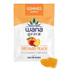 Edibles Solids - AB - Wana Quick Orchard Peach THC Gummies - Format: - Wana