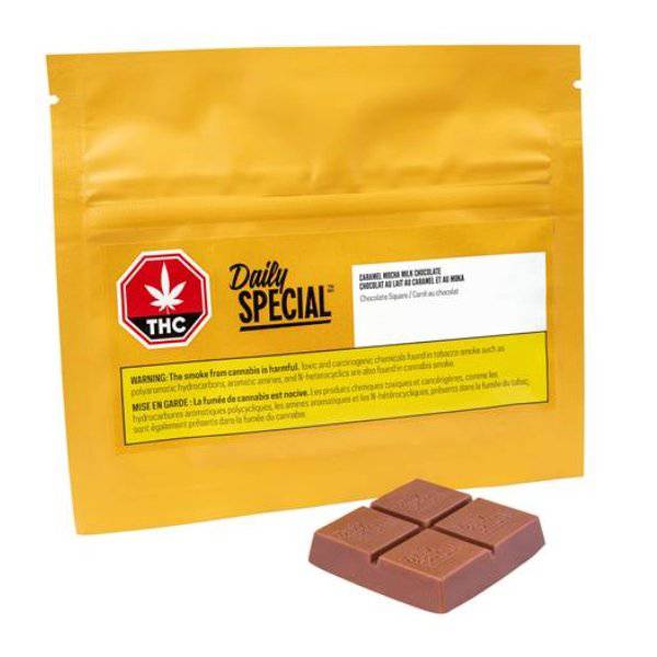 Edibles Solids - MB - Daily Special Caramel Mocha THC Milk Chocolate - Format: - Daily Special