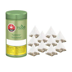 Edibles Solids - MB - TGOD Organic Infused Zen Green Sencha CBD Tea Bags - Format: - TGOD