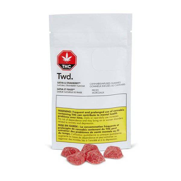 Edibles Solids - MB - TwD Sativa and Strawberry THC Gummies - Format: - TwD