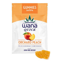 Edibles Solids - MB - Wana Quick Orchard Peach THC Gummies - Format: - Wana