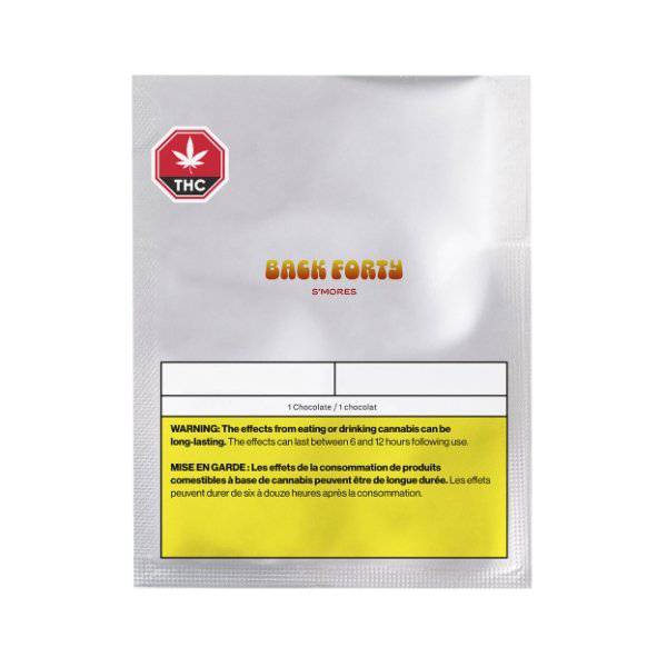 Edibles Solids - SK - Back Forty S'Mores THC Chocolate - Format: - Back Forty