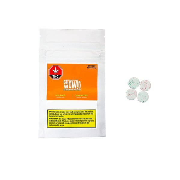 Edibles Solids - SK - Chowie Wowie Sour Bunch THC Fruit Mints - Format: - Chowie Wowie