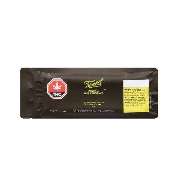 Edibles Solids - SK - Tweed Houndstooth & Mocha THC Milk Chocolate - Format: - Tweed