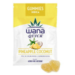 Edibles Solids - SK - Wana Quick Pinaepple Coconut THC Gummies - Format: - Wana