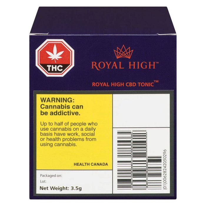 Dried Cannabis - MB - Royal High CBD Tonic Flower - Grams: - Royal High