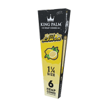 RTL - Pre Rolled Cones King Palm Hemp 1.25 Lil Lemon 6 Per Pack - King Palm