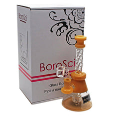 Glass Rig BoroSci 8" Crystal Mouthpiece Circ Perc with Banger - BoroSci