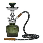 MYA Eco 13" Hose Hookah Chrome Set in Wire Basket - Assorted Colours - MYA