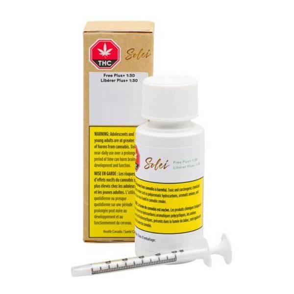 Extracts Ingested - SK - Solei Free Plus+ 30 CBD Oil - Format: - Solei