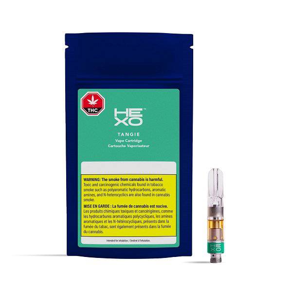 Extracts Inhaled - AB - Hexo Tangie THC 510 Vape Cartridge - Format: - Hexo