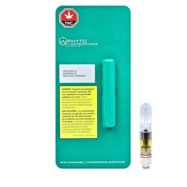 Extracts Inhaled - AB - PhytoExtractions Watermelon THC 510 Vape Cartridge - Format: - PhytoExtractions