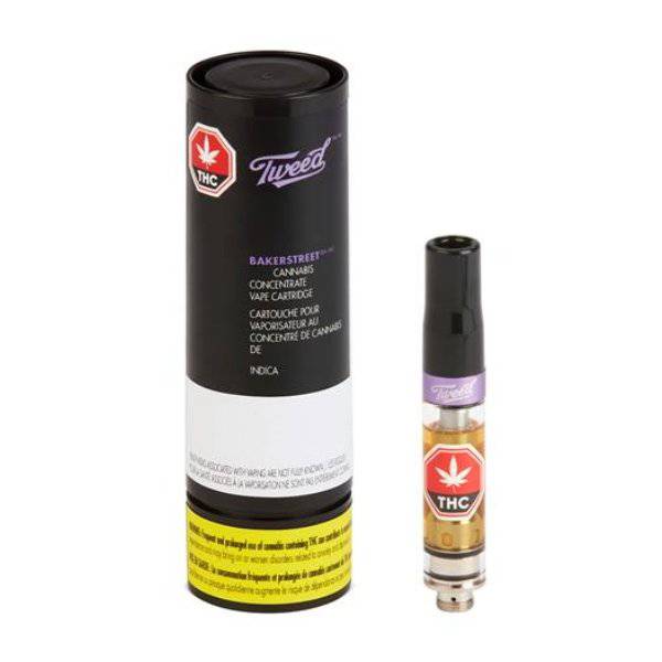 Extracts Inhaled - AB - Tweed Bakerstreet THC 510 Vape Cartridge - Format: - Tweed