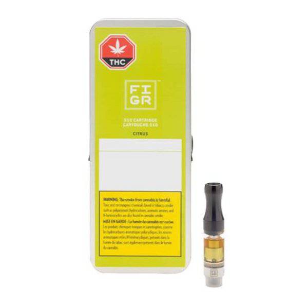 Extracts Inhaled - MB - FIGR Citrus THC 510 Vape Cartridge - Format: - FIGR